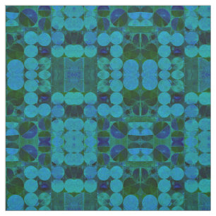 Tecido abstrato dos círculos 369 dos azuis bebés