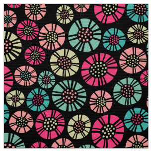 Tecido Abstrato Flores 031023 - Cores 01