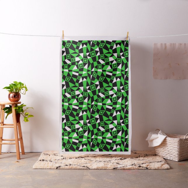 Tecido Abstrato Geométrico 050919 - Primavera Green (In Situ)