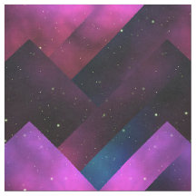 Abstrato Geométrico Galaxy Chevron Burgundy Rosa