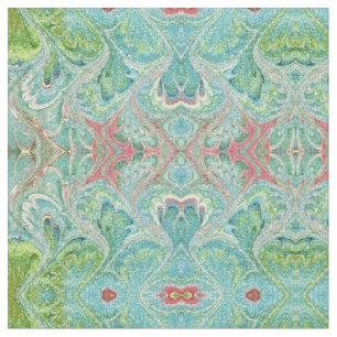 Tecido abstrato marmoreando florentino Pastel