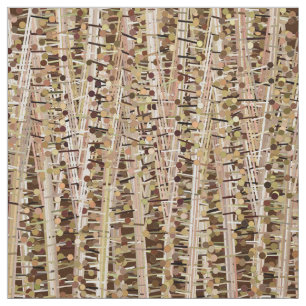 Tecido Abstrato, Marrom e bege