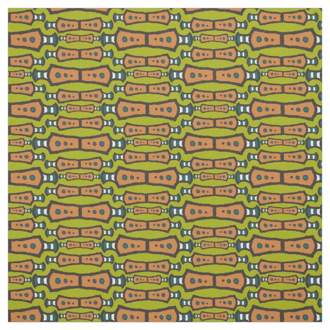 Tecido Abstrato Preto-Branco Verde-Design (Modelo)