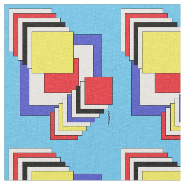 Tecido Abstrato quadrados (Detalhe)