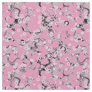 Tecido abstrato rosa cinza e preto