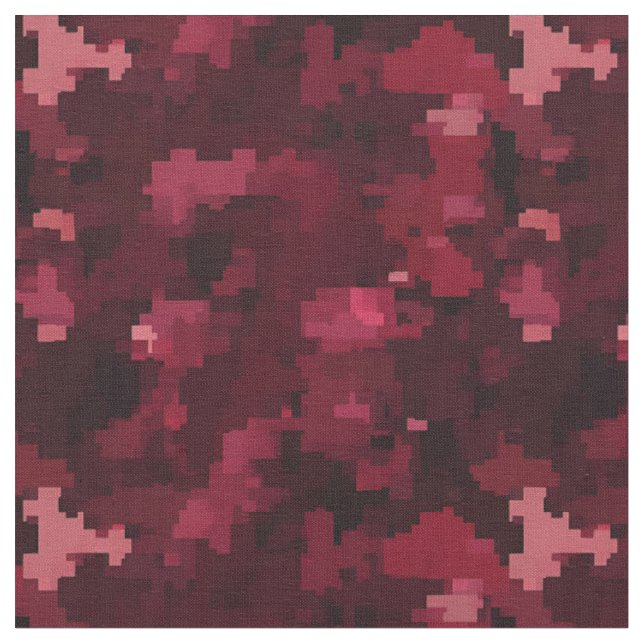 Tecido Abstrato Rosa Escuro e Borgonha (Detalhe)