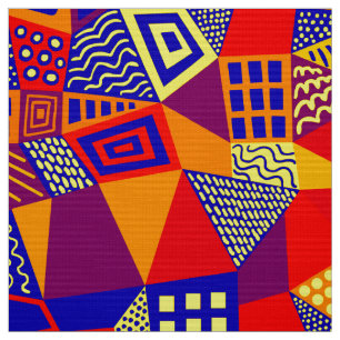 Tecido Abstrato segmentado 070717 - Cores 01