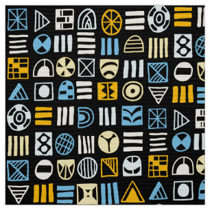 Tecido Abstrato Shapes 060617 Pattern - Cores 02