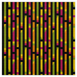 Tecido Abstrato Stripes 170615 (1) - Com Preto
