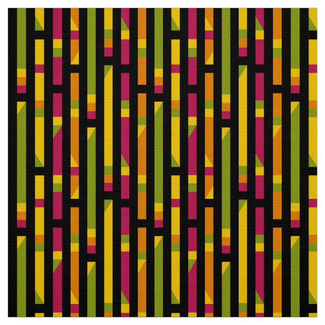 Tecido Abstrato Stripes 170615 (1) - Com Preto (Modelo)