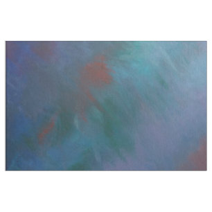Tecido Abstrato Tie-Dyed Vermelho Verde Azul Escuro Rox
