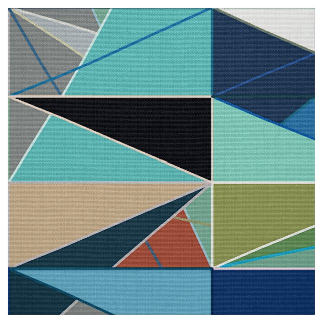 Tecido Abstrato, turquesa & pontos mortos modernos do (Modelo)