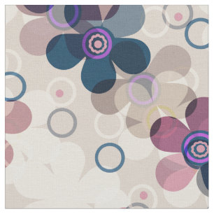 Tecido Abstratos bonitinhos flores de desenho floral retr