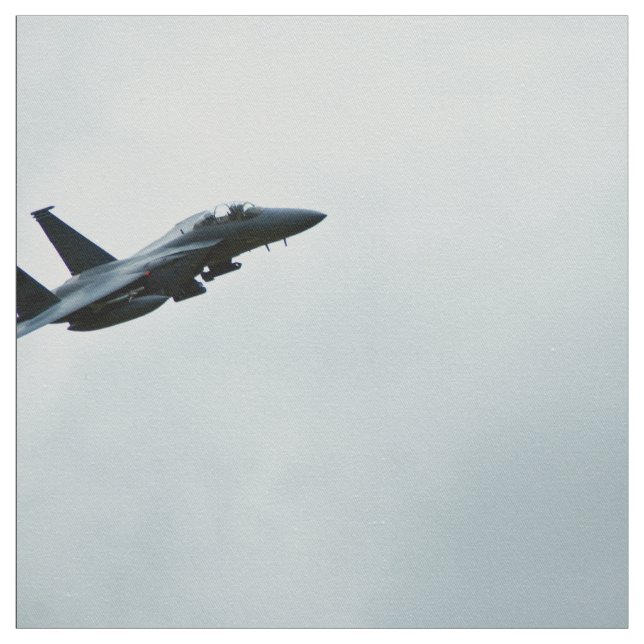 Tecido Ação temático, um avião de combate Turing no céu (Modelo)