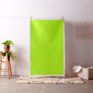 Tecido Acento Verde Limão Elétrico Pronto para Personaliz