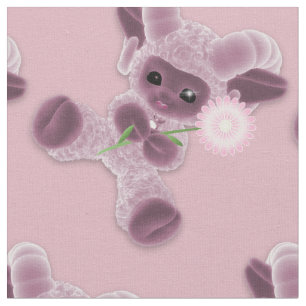 Tecido Adorável Brinquedo de Push de Bebê Rosa