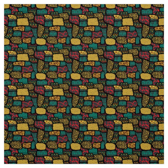 Tecido África multicolor (Modelo)