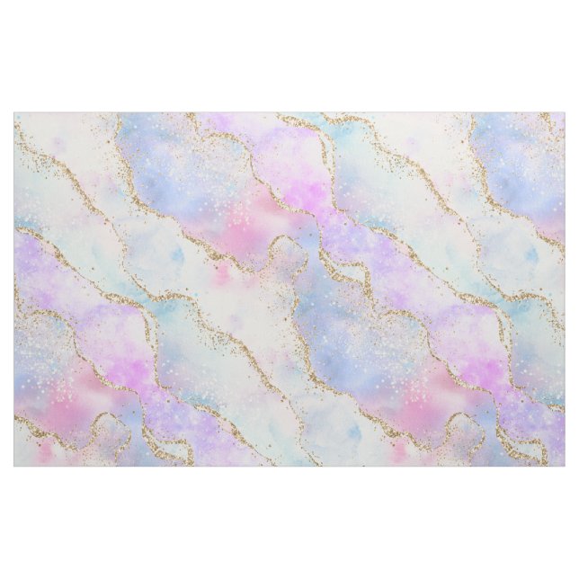 Tecido Agato de Pastel bonito | Vidro Dourado (Jarda)