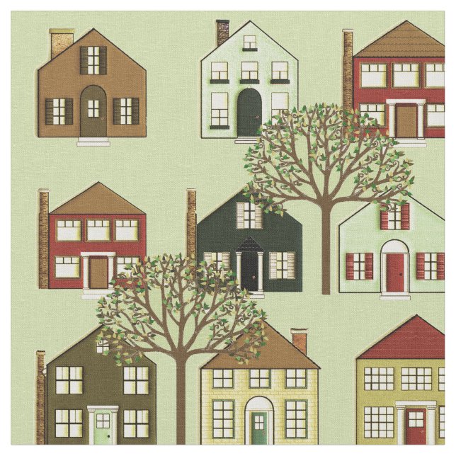 Tecido Agente imobiliário (Detalhe)