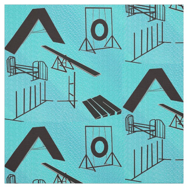 Tecido Agilidade no Esporte do Cão (Modelo)