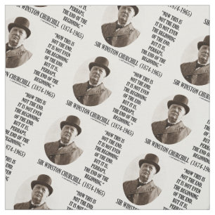 Tecido Agora isto não a extremidade que começa Winston