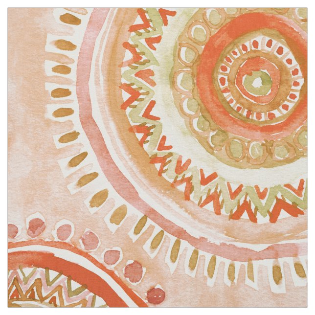 Tecido Aguarela do MINDSET da MANDALA da especiaria do (Modelo)