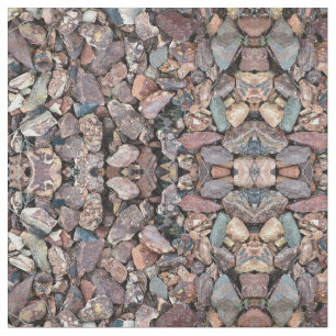 Tecido Ajardinando a entulho e as pedras da rocha da lava