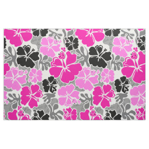 Tecido Akahai Hawaiian Hibiscus Tropical