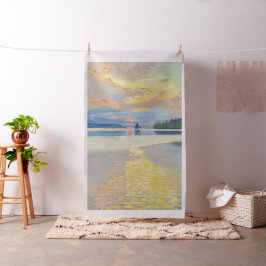 Tecido Akseli Gallen-Kallela - Sunset sobre o lago Ruoves