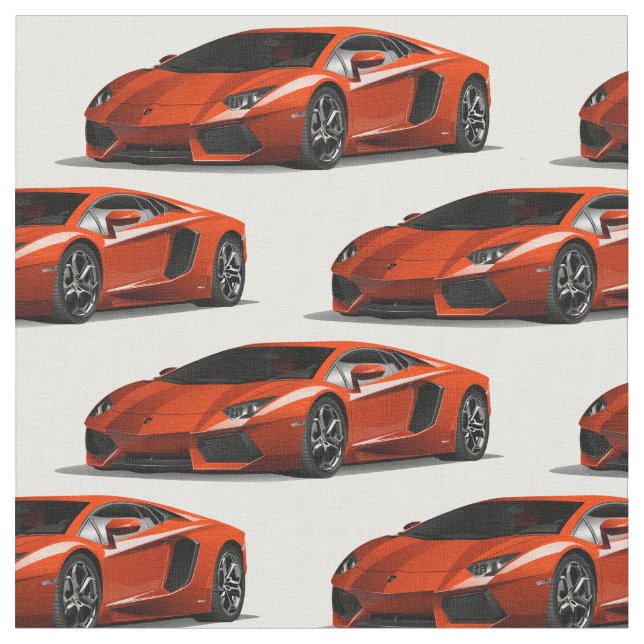 Tecido alaranjado do automóvel do supercarro (Detalhe)