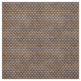 Tecido alaranjado do vintage do art deco