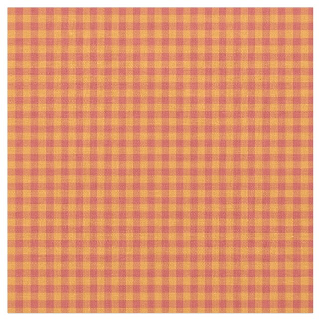 Tecido alaranjado vermelho do guingão da (Detalhe)