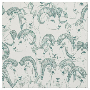 Tecido Alaskan Dall ovina jade pererl