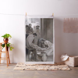 Tecido Albert Edelsense - Jesus Lavando Pés Discípulos