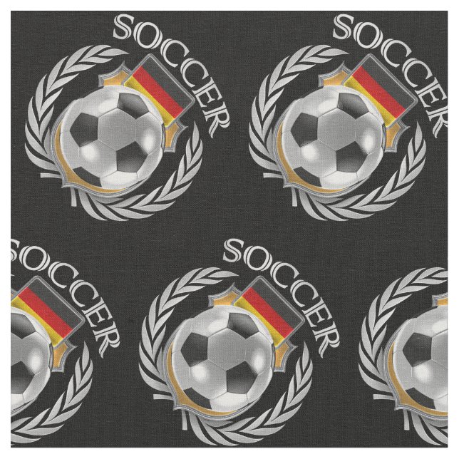 Tecido Alemanha Futebol 2016 Fan Gear (Detalhe)