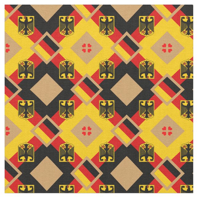 Tecido alemão Flag e Alemanha (Detalhe)