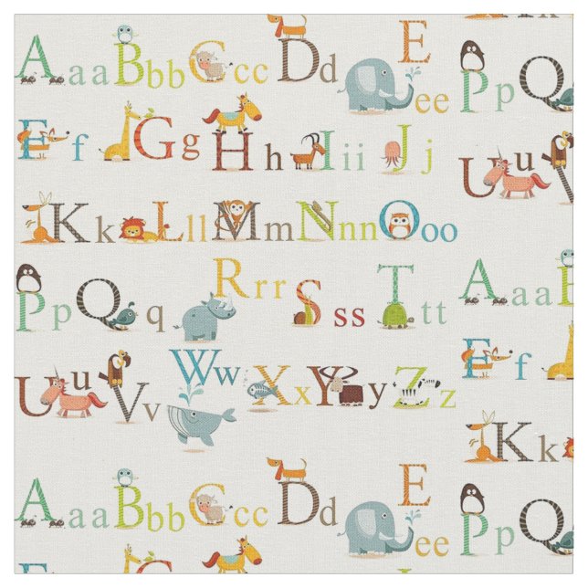 Tecido - Alfabeto (Detalhe)