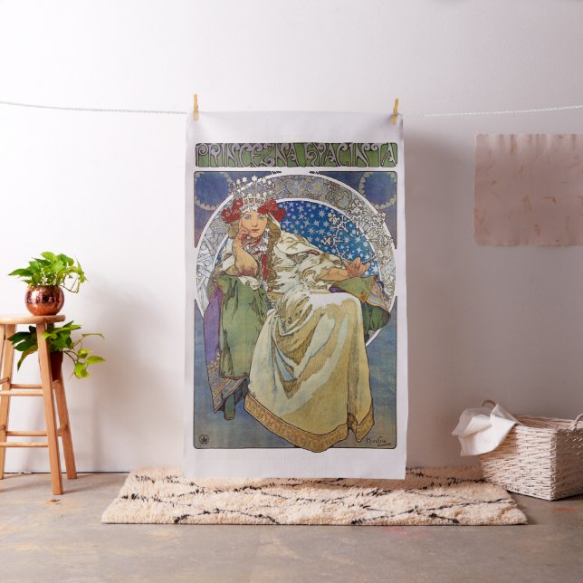 Tecido Alfons Mucha Princezna 1911 Hyacinta (In Situ)