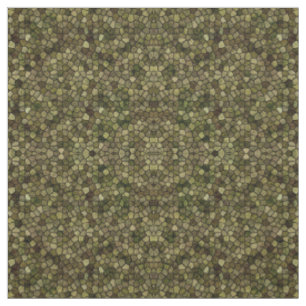 Tecido Algas Marinhas e Juniper Calçada Patchwork Terrazo
