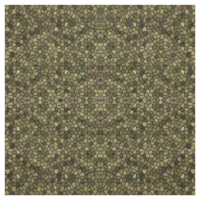 Tecido Algas Marinhas e Juniper Calçada Patchwork Terrazo (Modelo)