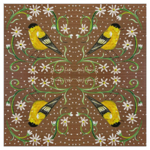 Tecido Algodão Goldfinch