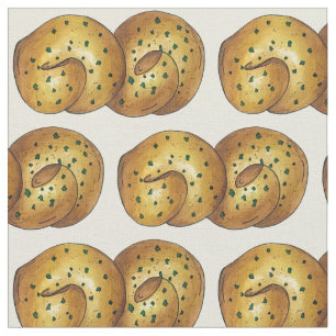 Tecido Alho Nó Pão Comida Foodie Italiano