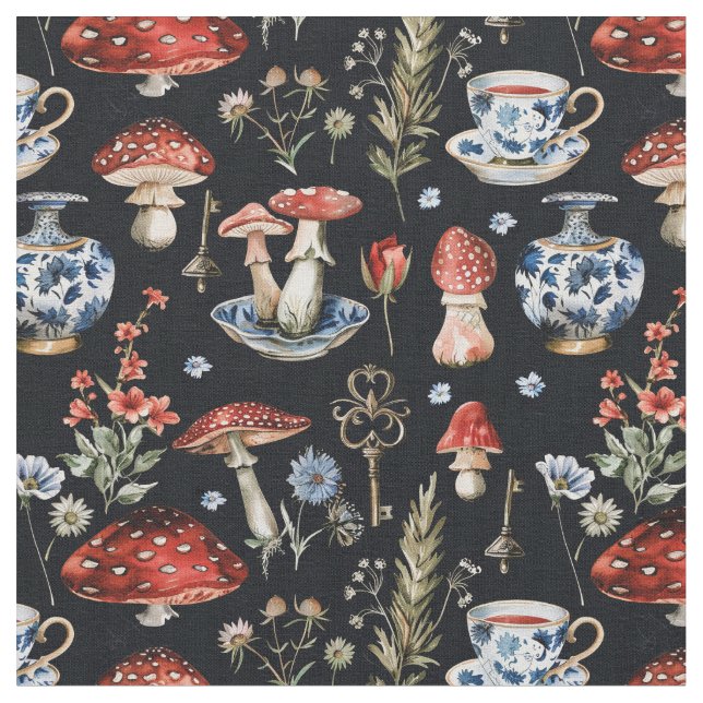 Tecido Alice in Wonderland Pattern (Detalhe)