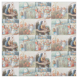 Tecido Alice no País das Maravilhas e através do espelh