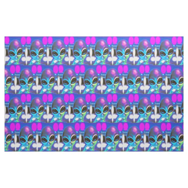 Tecido Aliens (Fat Quarter)