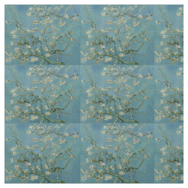 Tecido Almond Blossoms de Vincent Van Gogh Fine Art (Modelo)