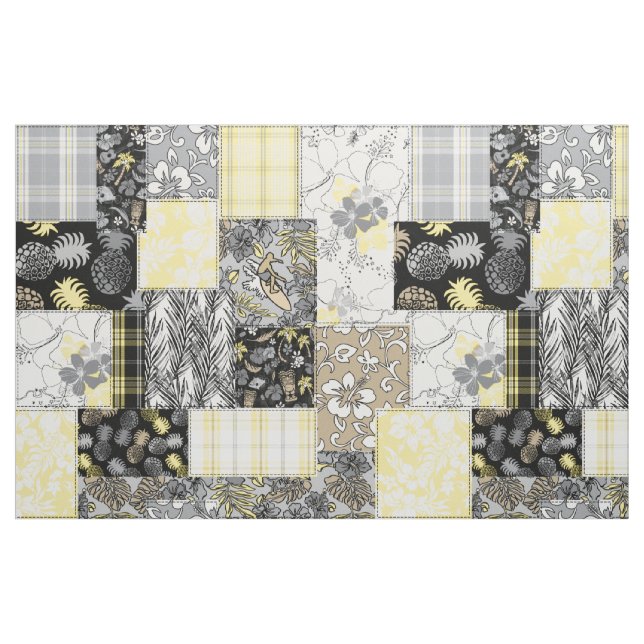 Tecido Aloha Patchwork Hawaiian Tropical Impressões - Neu (Fat Quarter)