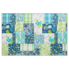 Tecido Aloha Patchwork Hawaiian Tropical Impressões - Tea