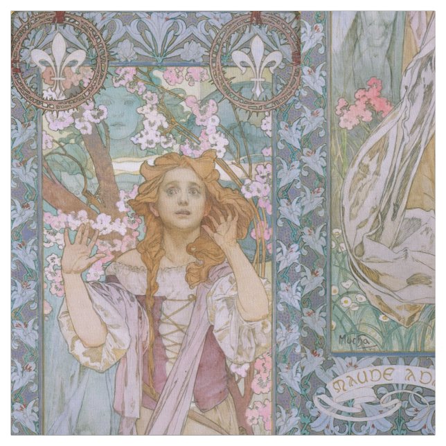 Tecido Alphonse Maria Mucha – Jugendstil Art nouveau DIY (Modelo)