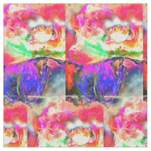 Tecido Amarelo-abstrato amarelo-floral